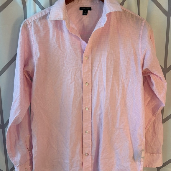 Tommy Hilfiger kid’s Pink Button Down Shirt Lightweight Classic - Picture 1 of 3